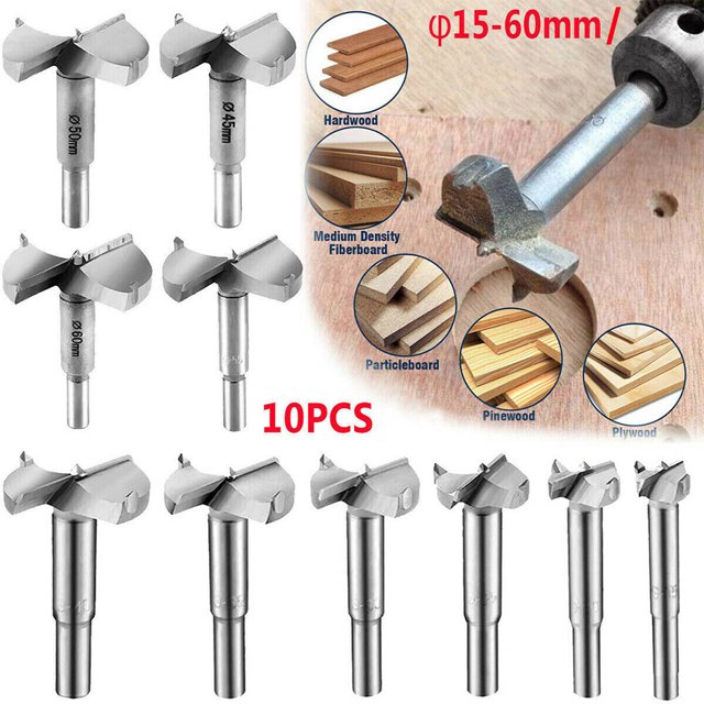 Juego De Brocas Forstner, Broca Para Madera, Abridor De Agujeros, Sierra Para Agujeros, Herramienta Para Trabajar La Madera Advancent TO005328-02