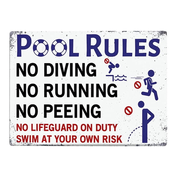 Pool Decorations for Indoor Outdoor Swimming Area – Vital Sign for Pool and
