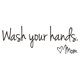 thumbnail image 1 of Pegatinas de pared de baño con motivo de amor para mamá Afortunado Sencillez, 1 of 5