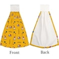 thumbnail image 4 of Hanging Towels 1 Pcs, Dish Towels Cute Dog Playing Absorbent Hand Towels with Hanging Loop Washcloth for Bathroom Kitchen, 4 of 6