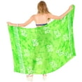 thumbnail image 5 of HAPPY BAY Women's Beachwear Summer Bikini Wraps Beach Wrap Swimwear Coverups Sarong Swim Cover up Skirt Bathing suit Swimsuit Pareo for Women One Size Floral, Green, 5 of 5