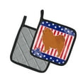 thumbnail image 2 of Carolines Treasures BB3351PTHDPatriotic Chow Chow Pair of Pot Holders 7.5HX7.5W multicolor, 2 of 3
