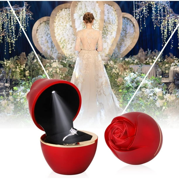 Jewelry box wedding deals rings
