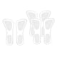 thumbnail image 3 of Plantillas de Insertos de elevación Plantillas de confort reutilizables Plantillas de zapatos lavables en gel Plantillas, 3 of 9