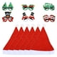 thumbnail image 1 of 1Este de Navidad Cosplay Traje Festival Sombrero Sombrero Props Lentes Marcos Props, 1 of 6