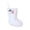 N, variant on Knitted Christmas Stockings with Initials, 6.3''x7.8'' White Custom Embroidery Christmas Stockings with Letter, Personalized Xmas Decoration for Holiday Family Party - V