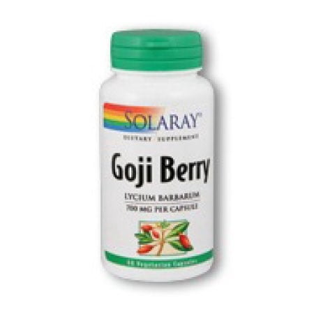 Solaray Goji Berry 700 mg Capsules, 60 Ct