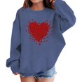 thumbnail image 2 of Ruyang Girls Long Sleeve Crew Neck Pullover Sweater Valentines Shirt Long Sleeve Love Heart Tops Graphic Clothes Festival Jacket, 2 of 4