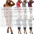 thumbnail image 3 of Idoravan Women's Sweater Dress Long Sleeve Fashion Bodycon Fall Winter Dress Split Hem Women's Long Sleeve Round-Neck Dress Sweater Winter Dresses, 3 of 8