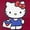 Hello Kitty, variant on Girl's Character Tees