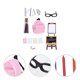 thumbnail image 3 of 1 set of Mini Book Model Toys Simulation Schoolbag Plaything Playing House Toys, 3 of 4
