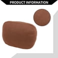 thumbnail image 6 of Car Neck Pillow Car Seat Headrest Pillow for Neck Back Breathable Memory Foam Suede 2 Pcs Coffee, 6 of 6