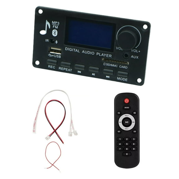 2 x 40W Amplifier Decoder Board Bluetooth Module FM Radio Audio MP3 Player IRTAPDRA Spare Part