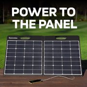 Cummins Portable 100W Solar Panel for Portable Power Stations, iPhone, iPad, Tablets, Laptop, with QC 3.0 USB and USB-C ports, DC Output, for Outdoors, Camping, RVs, and Travel