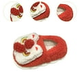 thumbnail image 6 of yotijay Winter Slippers Shoes for Bedroom Apartment Family Members Red, 6 of 9
