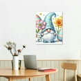 thumbnail image 3 of JEUXUS Easter Gnome And Bunny Canvas Painting Wall Art Colorful Easter Egg Poster Print Artwork Picture for Bedroom Room Decor Frame-1-1, 3 of 5