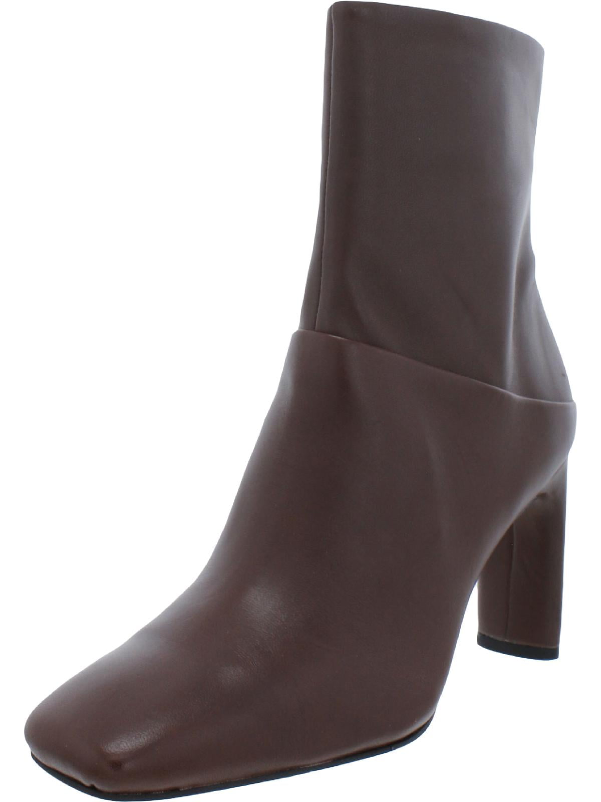 Sarto Franco Sarto Womens Flexa Leather Square Toe Booties - Walmart.com