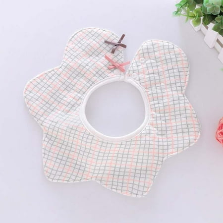 

Shldybc Baby Bibs Baby Bandana Drool Bibs Baby Three-Layer Thickened Rose Bib 360 ° Rotatable Waterproof and Dirt-Proof Bib Baby Saliva Towel on Clearance