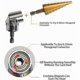 thumbnail image 4 of 1pc Right Angle Drill Bit and 3pcs 1/2" 3/8" 1/4" Socket Adapter Kit Angle Head 105 Degree Screwdriver Magnetic Quick Change Electric Drill, 4 of 4