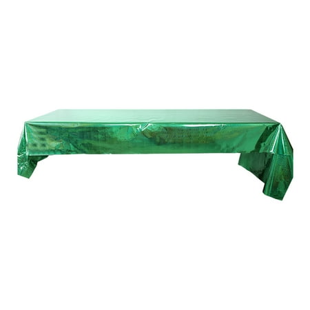 

NKBBCU Fall Table Cloth Foil Wavy Striped Tablecloth Party Holiday Tablecloth Tabletop Decoration Cloth