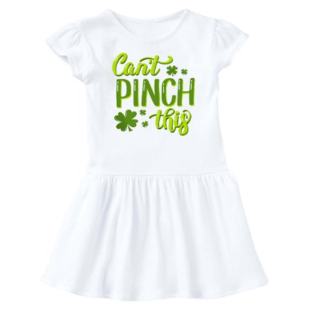 

Inktastic St. Patrick s Day Can t Pinch This Hand Lettering Gift Baby Girl Dress