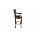 thumbnail image 4 of Boraam Jones Extra Tall Swivel Kitchen Bar Stool - Cappuccino, 4 of 8