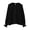 Black, variant on Gubotare T-Shirt for Girls Girls Cute Long Sleeve V Neck Chiffon Blouses Loose Soft Casual Shirts Plus Size (Khaki,16-17 Years)