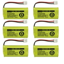 Kastar 6-Pack BT184342 / BT284342 Battery Replacement for AT&T BT6010 BT-6010 BT8000 BT-8000 BT8001 BT-8001 BT8300 BT-8300 BT18433 BT-18433 BT184342 BT-184342 BT28433 BT-28433 BT284342 BT-284342