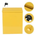 LOVEVER Box Mailbox Drop Lock Mail Key Wall Mailboxes Outside