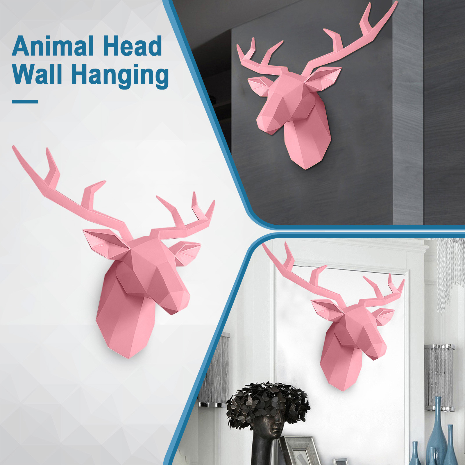 Home & Living Resin Heart With Stand Deer Home Decor Resin Heart Plaque