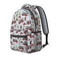 thumbnail image 2 of Fireman and Ladder Blue Pattern Backpack for School, Cute School Bag with Adjustable Shoulder Straps and Padded Back, 15.3"x11"x7.1", 2 of 5