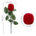 thumbnail image 2 of POPETPOP Elegant Red Velvet Ring Box for Romantic Proposals and Weddings, 2 of 8