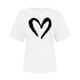 thumbnail image 2 of Xuyuer Women's Lover Printed T-shirt Round Neck Short Sleeved Top, 2 of 5