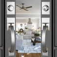 thumbnail image 1 of Poignée de Porte d'Entrée à Double Porte de Style Traditionnel avec Clé, avec Levier de Poignée, en Mat (Ensemble Clé et Factice) MDHSTDBSETBR, 1 of 8
