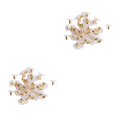 thumbnail image 3 of Sonducket 100 pares de respaldos de aretes para tachuelas, forma única, perforados, de seguridad, chapados en la parte posterior, reemplazos, dorado 2Conjunto, 3 of 6