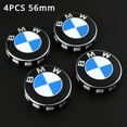 thumbnail image 1 of 45/74/82mm/56mm/68mm Auto Car Styling Emblem Badge Front Rear Trunk Logo steering wheel wheel hub cap Sticker For M accessor 4Pcs 56MM, 1 of 6