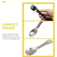 thumbnail image 5 of 8 Pcs Stainless Steel Outdoor Gadgets Tableware Spork Fork Spoon Hiking Can Opener One Body Travel, 5 of 6
