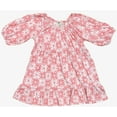 thumbnail image 5 of Billabong Kids Girls Youth Daisy Love Floral Relaxed Fit Tiered Dress (XX-Small, Pink/White), 5 of 7