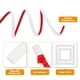 thumbnail image 3 of Moldura adhesiva Uxcell para paredes 0.6" x 16 ft moldura flexible de espejo blanca, 3 of 7