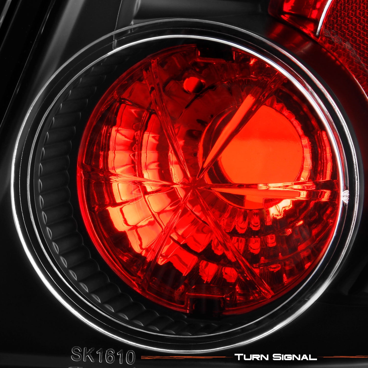 AKKON - For 2003-2008 Toyota Corolla Black Altezza Tail Lights Rear Brake Lamp w/Trunk Piece 4Pcs