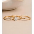 thumbnail image 2 of vylahjewellery Unique Oval Cut Wedding Bridal Set Moissanite Diamond Engagement Anniversary Ring Stackable Mother's Day Gift Ring, 2 of 8