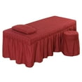 thumbnail image 1 of Ropa de Cama Zulema Con Funda de Almohada y Funda para Taburete 185x70cm Hoja de Cenefa de Mesa de Masaje, 1 of 6