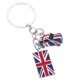 thumbnail image 4 of Llavero de coche con la bandera del Reino Unido, creativo llavero de estilo británico, colgante de metal para bolso de coche, bonitos colgantes, llavero vintage con la bandera nacional., 4 of 4