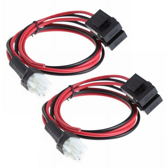 2X 30A Fuse 6 PIN Short Wave Power Supply Cord Cable for Yaesu FT-857D IC-725A 1 Metres
