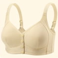 thumbnail image 3 of Gytharion Women's Plus Size No Underwire Bras Front Button Push-up Lightly Bras Adjustable Underwear Bra,36B/C-46B/C, 3 of 4
