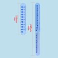 thumbnail image 3 of Children's Math Number Decomposition Ruler 9.75" Blue Pink Plastic Learning Tool for Early Education & Arithmetic Practice, 3 of 8