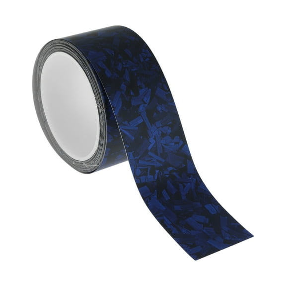 Unique Bargains Pinstripe Tape 30mmx8.5m Forging Pattern Car Stripes Pinstripe Decals for Car Motorcycle and Boat Racing Stripes DIY Stickers Matte Blue 1 Pcs