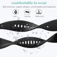 thumbnail image 4 of Bandas de Silicona HSWAI para Samsung Galaxy Watch 46mm y Gear S3 en Negro Sport para Hombres y Muje, 4 of 6