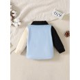 thumbnail image 3 of 2T Toddler Baby Boys Clothes Baby Boys Shirt 2-3T Toddler Boys Long Sleeve Lapel Shirt Black, 3 of 6