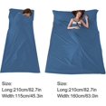 thumbnail image 4 of Drap de Sac de Couchage de Voyage Camping Léger Drap d'Hôtel Compact, 4 of 4
